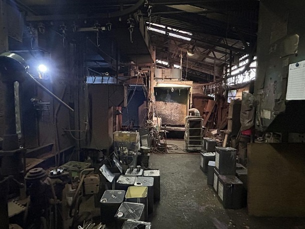 堺市美原区真福寺の工場の内装