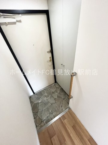 大阪市城東区放出西２丁目の賃貸マンションの玄関