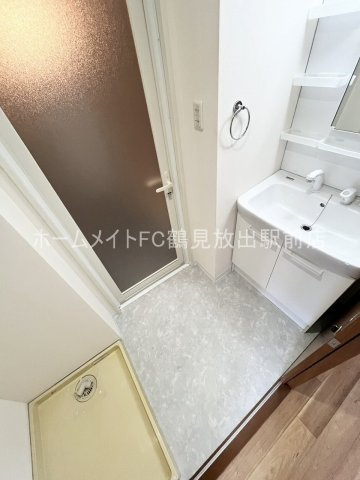 大阪市城東区放出西２丁目の賃貸マンションの洗面所