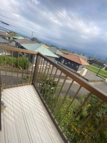 都城市志比田町の中古一戸建の展望|ベランダ