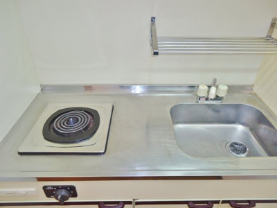 【キッチン】 | エメローズ高橋 | 電気コンロ付き　※写真はイメージです