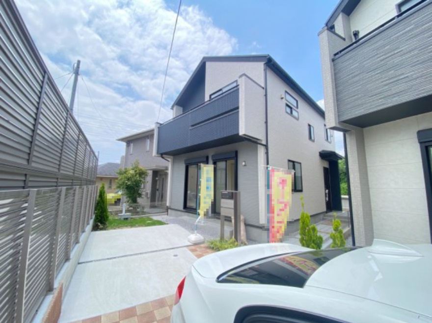 祝　成約済み　八王子市　石川町　新築戸建ての外観|～仲介手数料無料☆八王子ひなた不動産～八王子市石川町　新築戸建て
