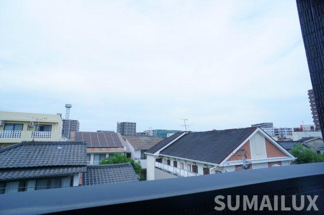 熊本市中央区西子飼町のアパートの展望
