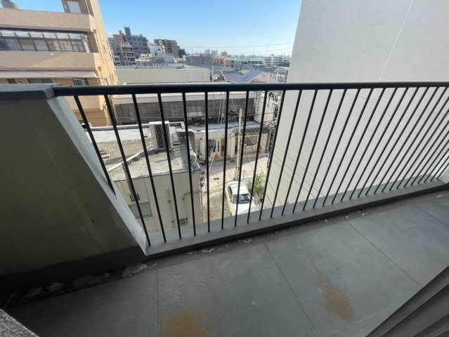 江南荘のバルコニー