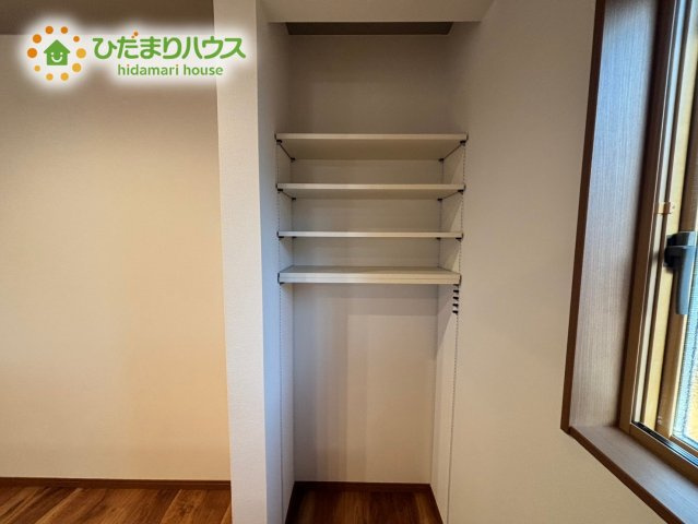 深谷市荒川　第1期　新築一戸建て　ワイウッドコート　03の収納|パントリーは食材の収納に便利ですね( *´艸｀)