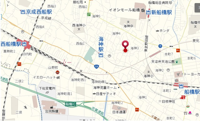 海神レジデンスの地図|★案内図★