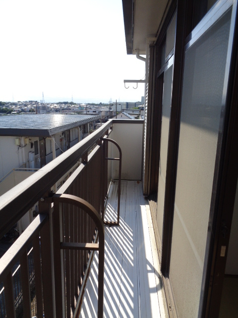 シティハイム　グリーンヒルＤのバルコニー