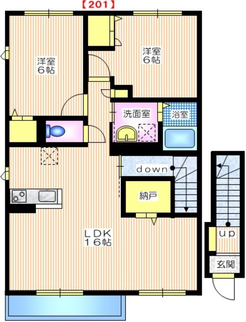 PrimaveraⅠの間取り