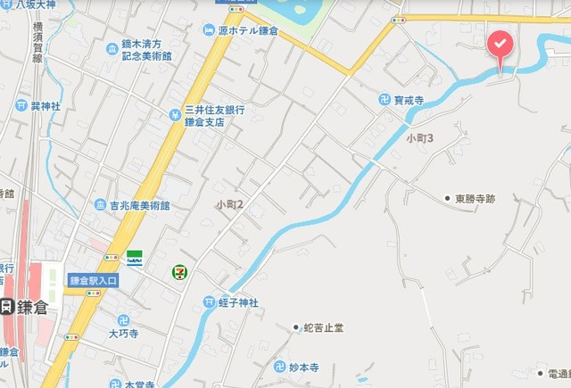 ドミール雪ノ下の地図