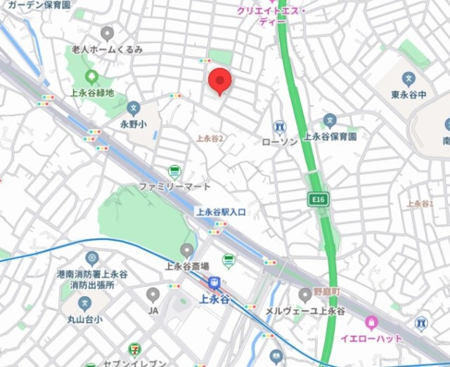 Ｅｌｂｅ　Ｍａｉｓｏｎ上永谷２の地図