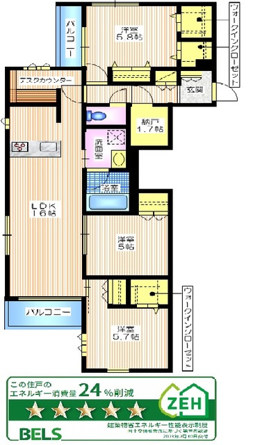 Ｔｈｅ　Ｓｋｙの間取り