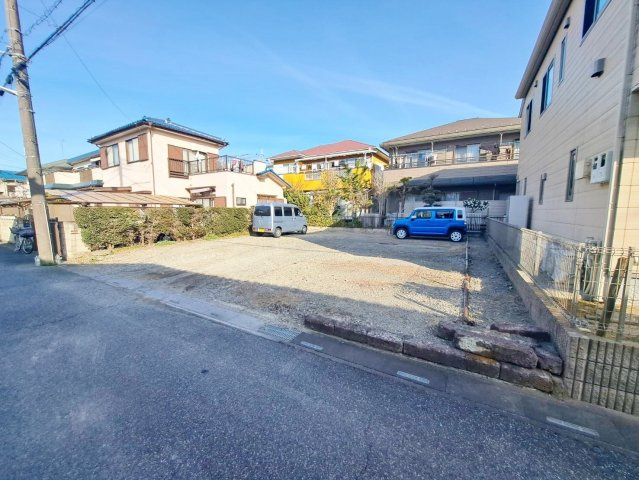 越谷市袋山売地の前面道路含む現地写真