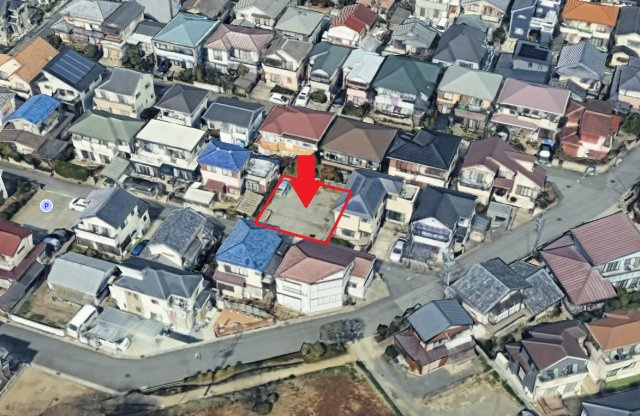 越谷市袋山売地の外観