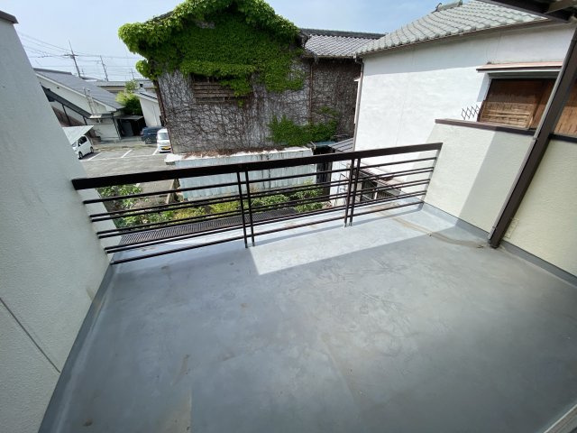 土山二戸一のバルコニー