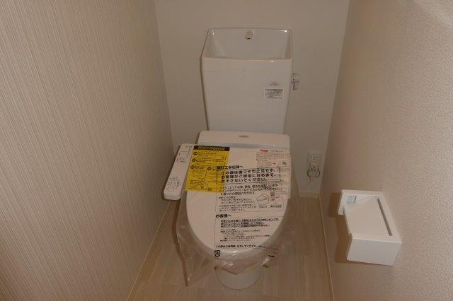 倉敷市真備町川辺のアパートのトイレ|ウォシュレット