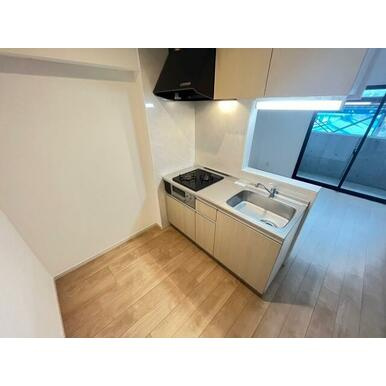 熊本市北区龍田９丁目の賃貸マンションのキッチン
