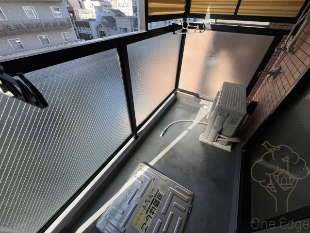 クイーンズコート天満のバルコニー