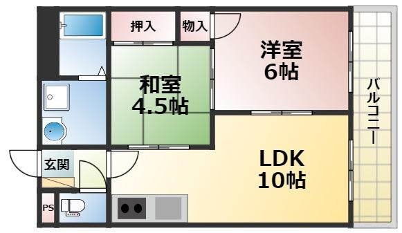 メゾン深江の間取り