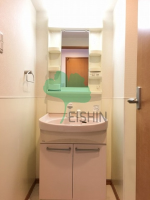 【洗面所】 | ジョワアバンセ | シャワー付き・収納付きの洗面台です！