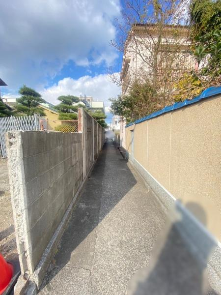 和歌山市小松原6丁目　土地の前面道路含む現地写真