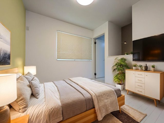 【洋室】 | ☆CGでバーチャルホームステージングしています。
