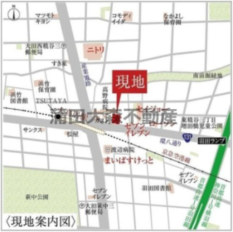 グランシャリオ羽田の地図