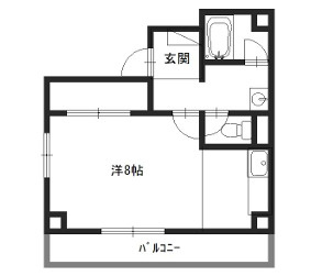 メゾン白鷺の間取り