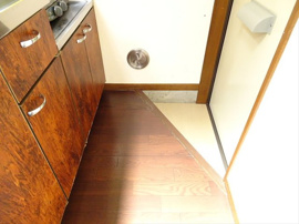 明るい玄関です
