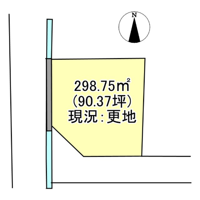 売土地の土地図