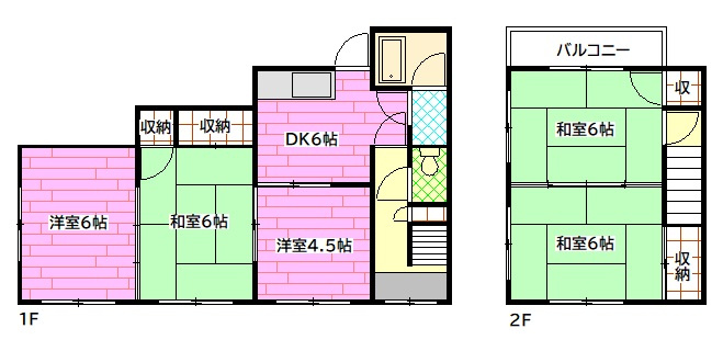 宮脇貸家の間取り