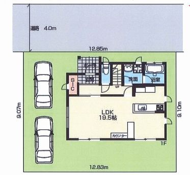 【土地図】 | 西八王子駅　長房　建築条件付き土地