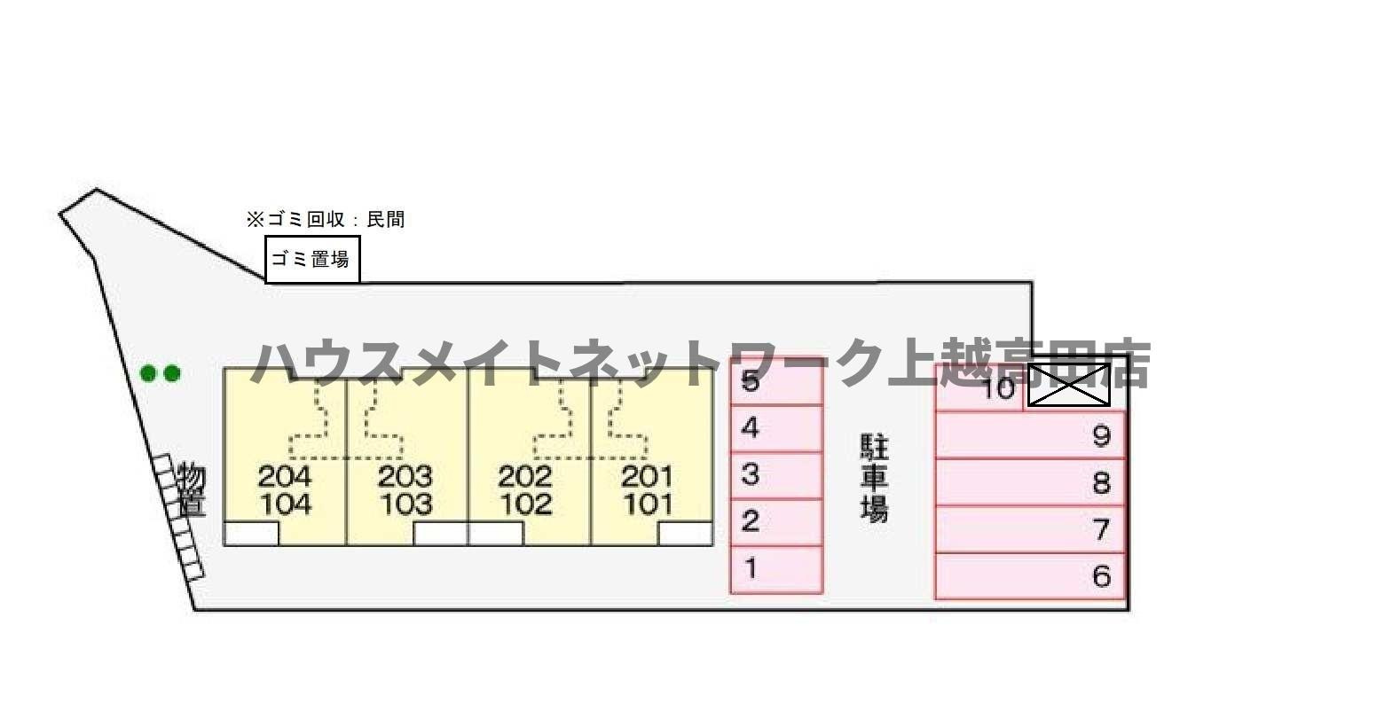 フロレスタの区画図|配置図
