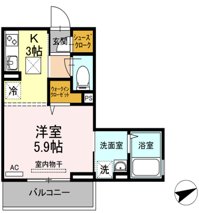 ピフォンテ日吉の間取り|☆インターネット無料☆