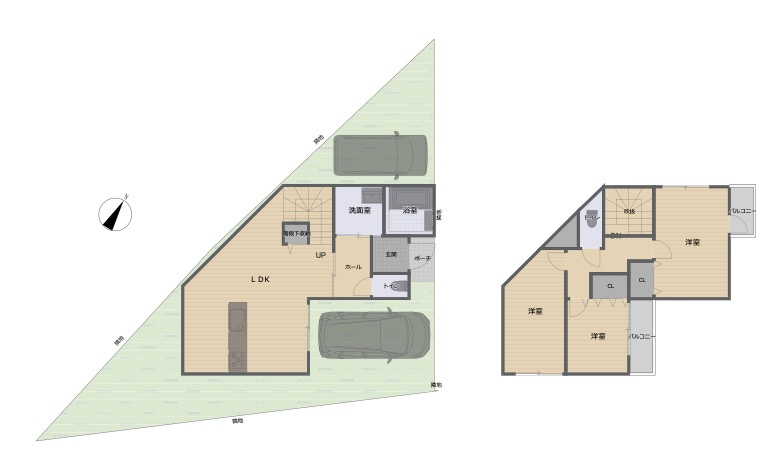 【築浅戸建】熊谷市石原の間取り