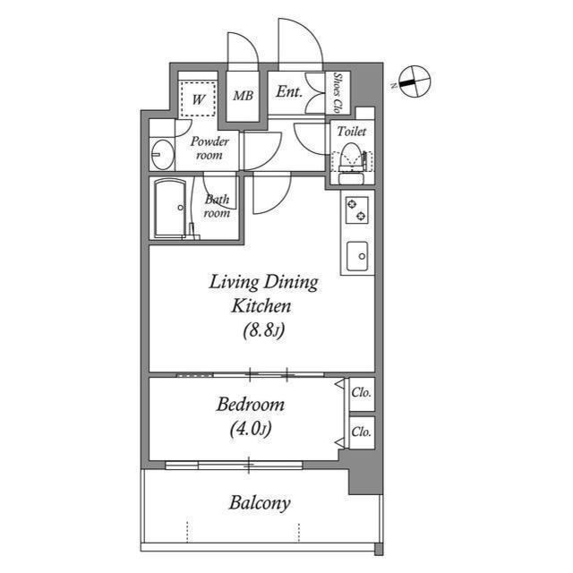 スプランディッドⅦの間取り