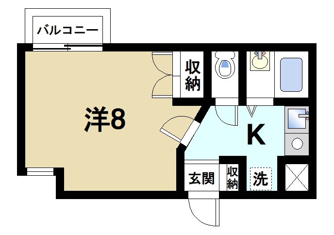 JPレジデンス新大宮の間取り
