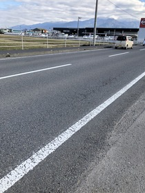 新屋敷甲1162-1土地の前面道路含む現地写真