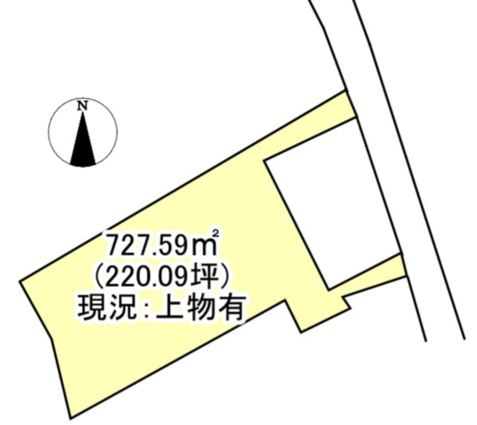 売土地の土地図