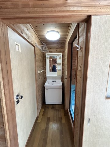 有田川リバーサイドヒル①ロフト付木造平屋建の洗面所