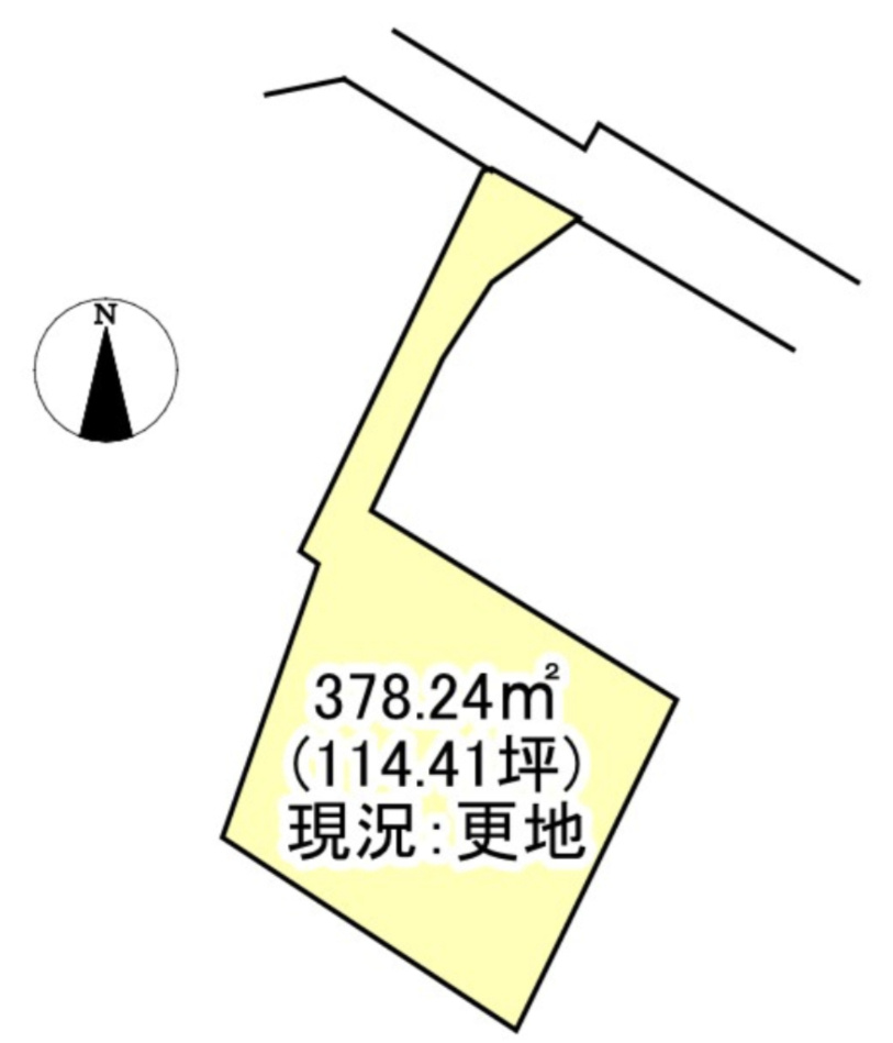 売土地の土地図