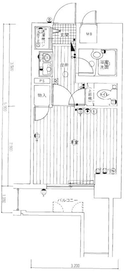 【間取り】 | ダイナコート大橋レジックス | 現況優先。
