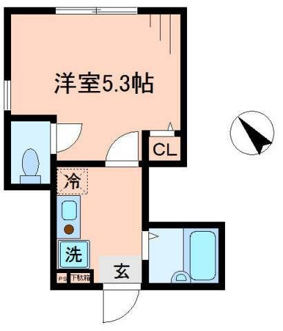 バーミープレイス国立 の間取り