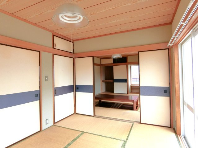 中の島町貸家の和室