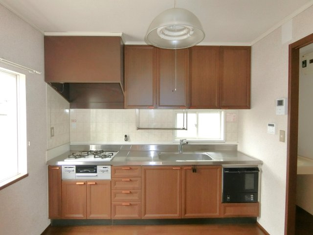 中の島町貸家のキッチン