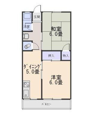 明神マンション2号の間取り