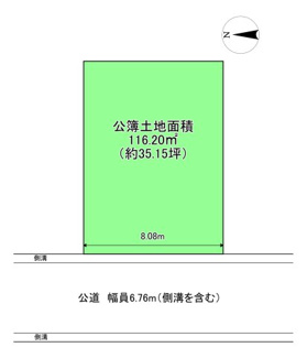 【土地図】 | 南あわじ市福良乙　建築条件無し売土地