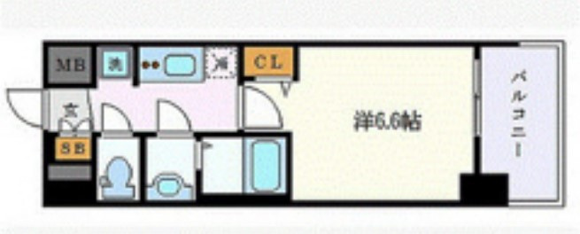 プレサンス名古屋STATIONフレアの間取り