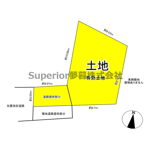 【土地】大津市杉浦町の土地図