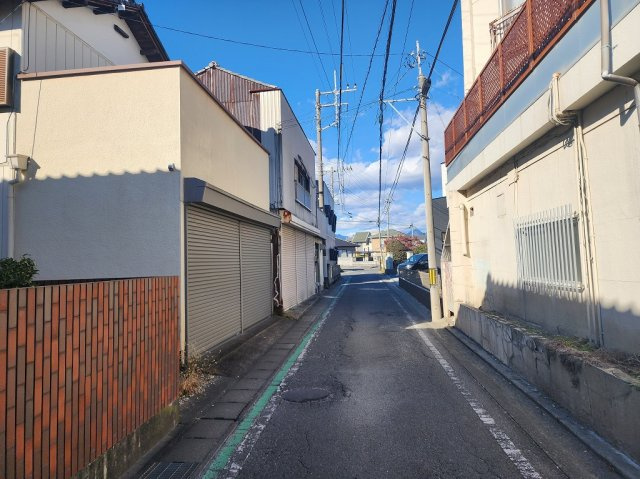 高崎市浜尻町売地の前面道路含む現地写真