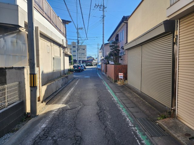 高崎市浜尻町売地の前面道路含む現地写真